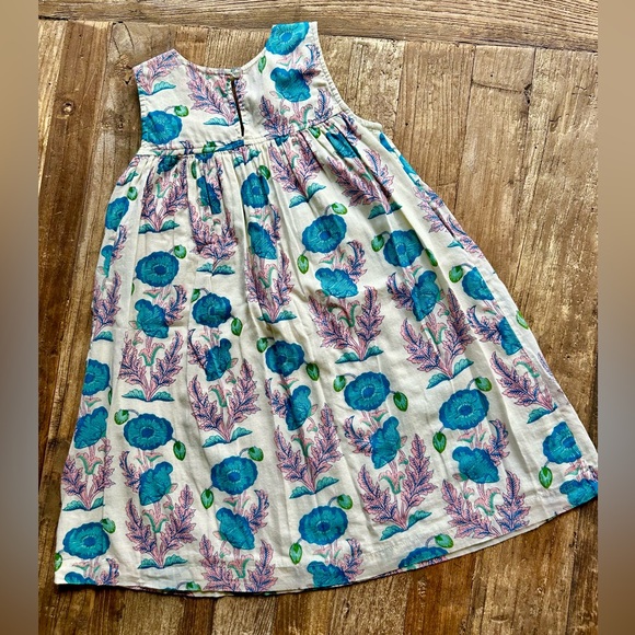 Pink Chicken Floral Courtney Dress with Sequins 6Y - Picture 3 of 6